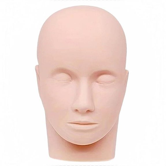 Cosmetology Mannequin Head for Makeup and Lashes