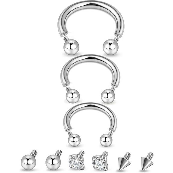 ONESING Septum Rings 20-30 Pcs Surgical Steel Jewelry