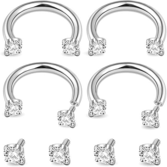 ONESING Septum Rings 20-30 Pcs Surgical Steel Jewelry