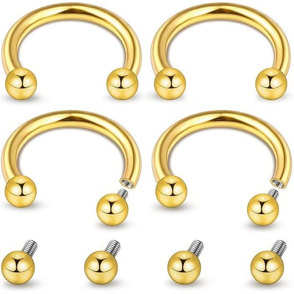 ONESING Septum Rings 20-30 Pcs Surgical Steel Piercings