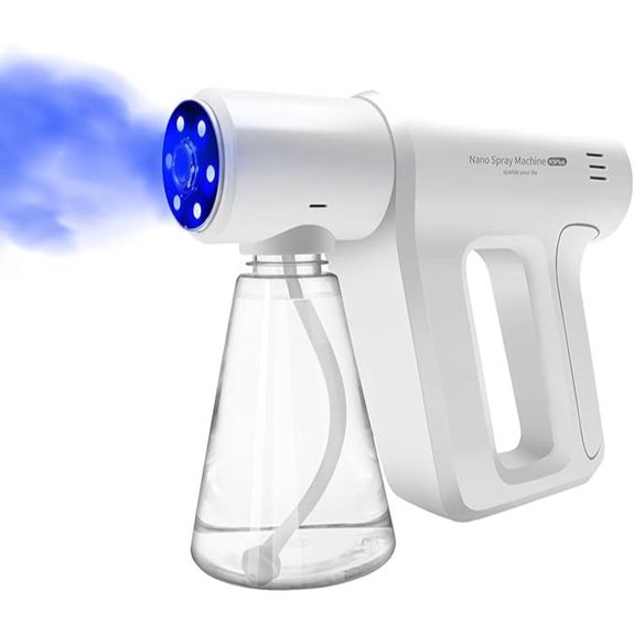 Rechargeable ULV Nano Electrostatic Sprayer with Blue Light