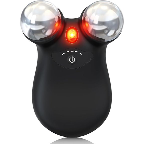 Microcurrent Facial Device with Red Light Technology