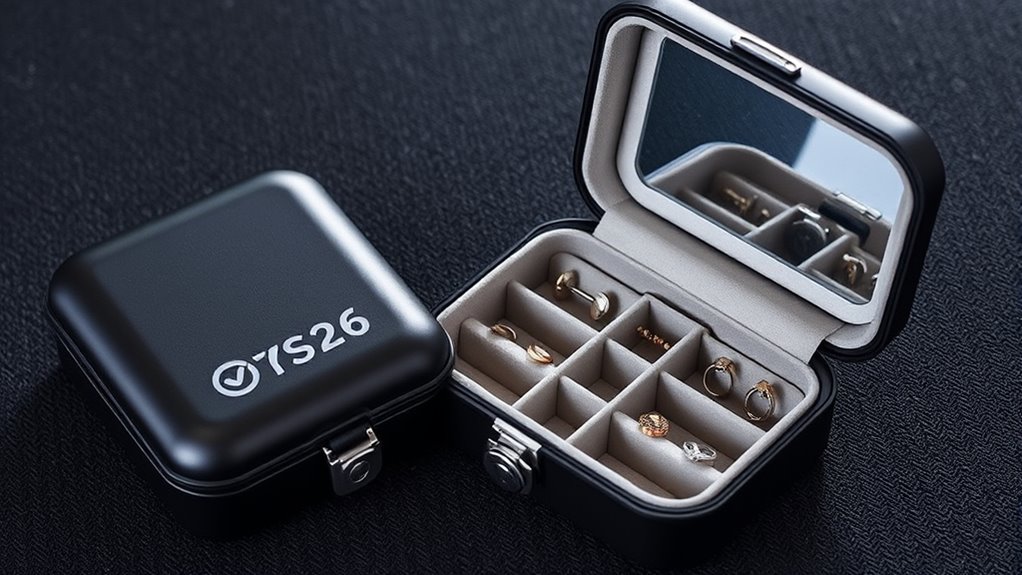 secure travel jewelry organization