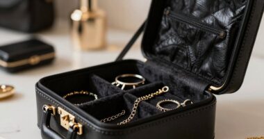 secure travel jewelry storage
