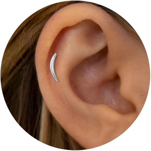 Tiny Cartilage & Helix Earrings Threadless Nose Stud