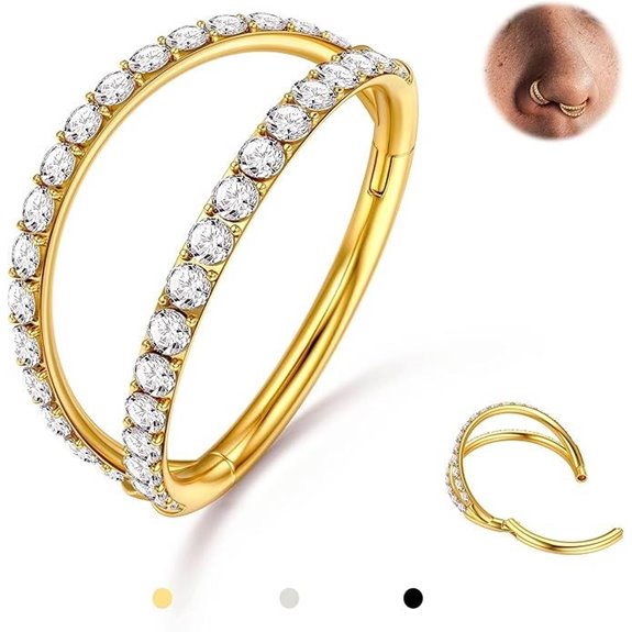 BodyBonita Stainless Steel Hoop Nose Ring Jewelry