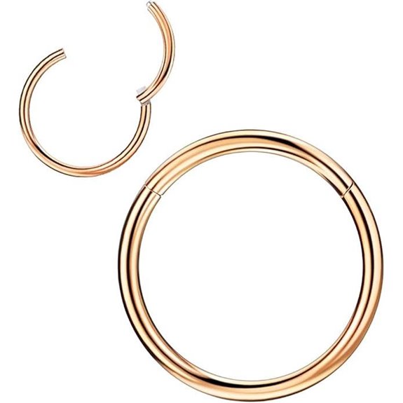 Surgical Steel Piercing Ring for Multiple Body Parts