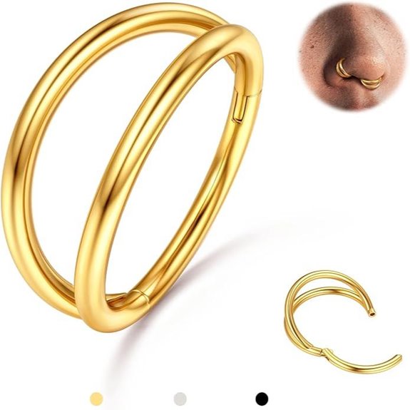 BodyBonita Stainless Steel Hoop Nose Ring Jewelry
