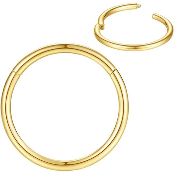 Surgical Steel Nose & Cartilage Piercing Rings