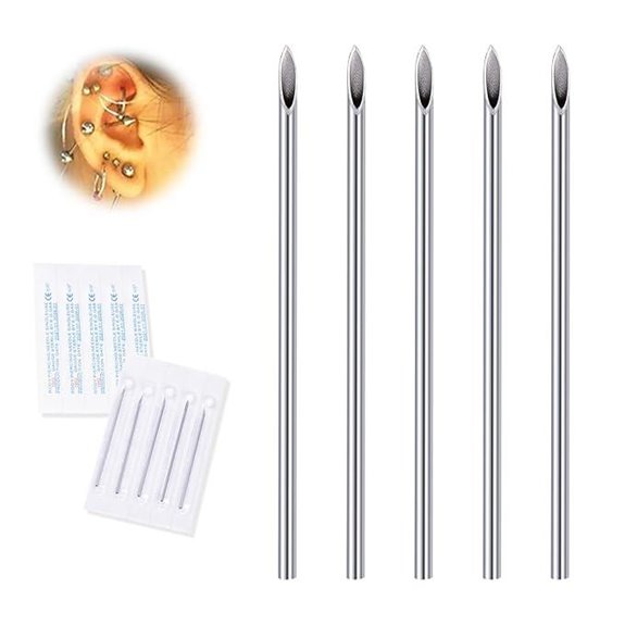 16G Sterile Disposable Body Piercing Needles (10pcs)