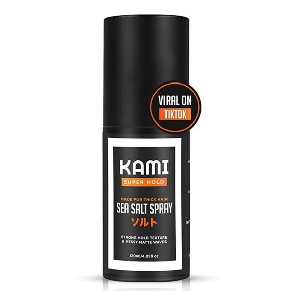 Kami Sea Salt Hair Spray – Strong Hold for Thick Hair
