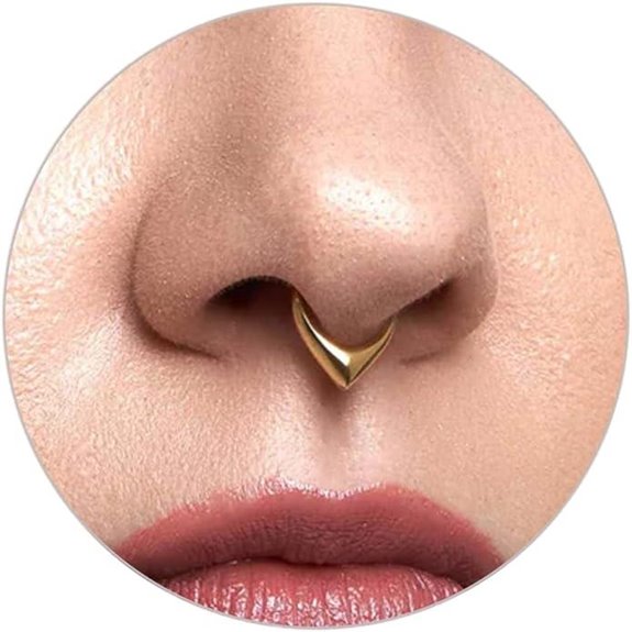 16G Surgical Steel Septum & Daith Earrings with CZ