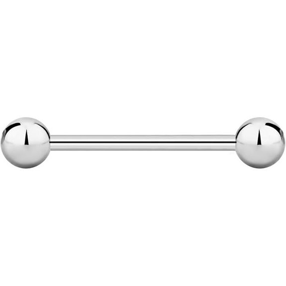 Forbidden Body Jewelry Nipple Barbell Surgical Steel 8g-18g