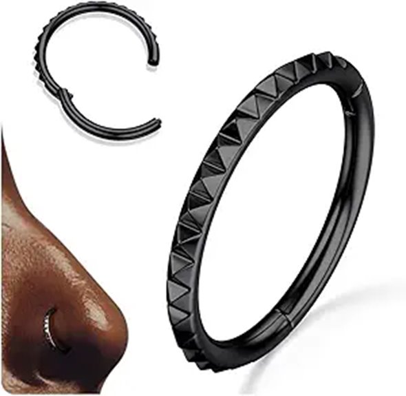 BodyBonita Segment Nose Rings in Surgical Steel