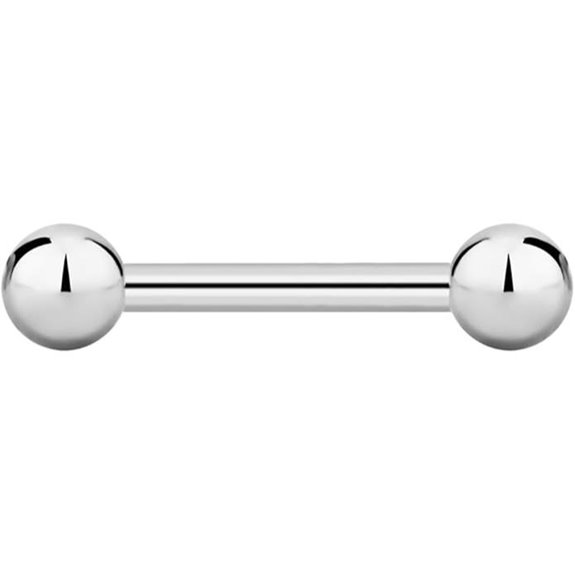 Internally Threaded Surgical Steel Barbell Piercing