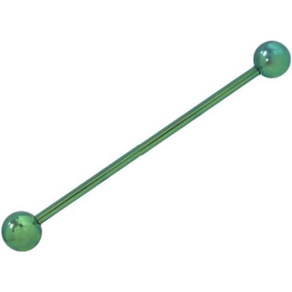 Titanium 14G Industrial Barbell Earring Jewelry