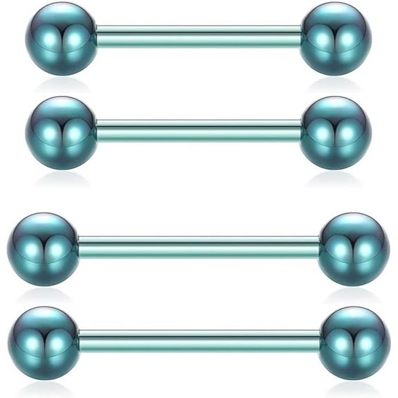 G23 Titanium Barbell & Nipple Rings (Pair)