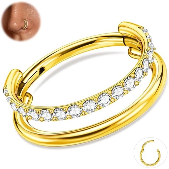 ONESING G23 Titanium Cartilage Hoop Earrings