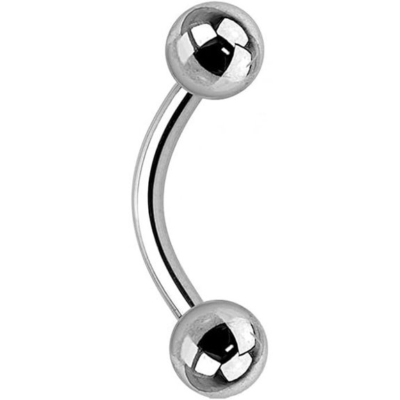 Pierced Owl Titanium Curved Barbells Sold by Piece