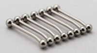 titanium curved eyebrow barbells
