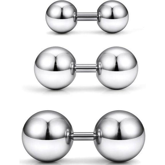Yaalozei G23 Titanium Piercing Balls & Rings Jewelry
