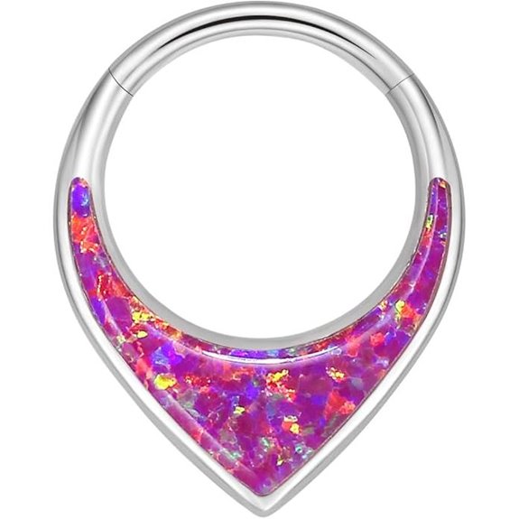 VOJO G23 Titanium Septum & Tragus Nose Piercing
