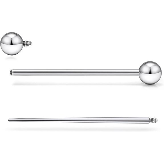 Ruifan Titanium Industrial Barbell Piercing Jewelry