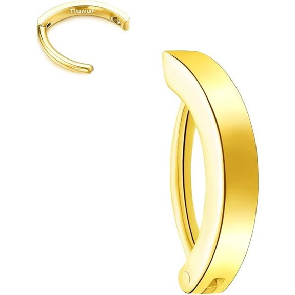 VOJO 14G Titanium Belly Button Ring Navel Jewelry