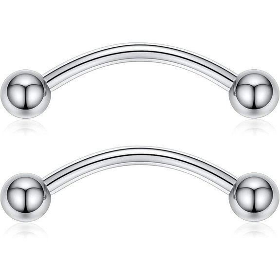 PEAKLINK Titanium Nipple Rings & Piercing Jewelry (1 Pair)