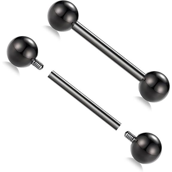 AROWRO Titanium Nipple & Tongue Piercing Jewelry