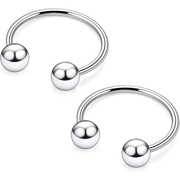 titanium nose cartilage piercing