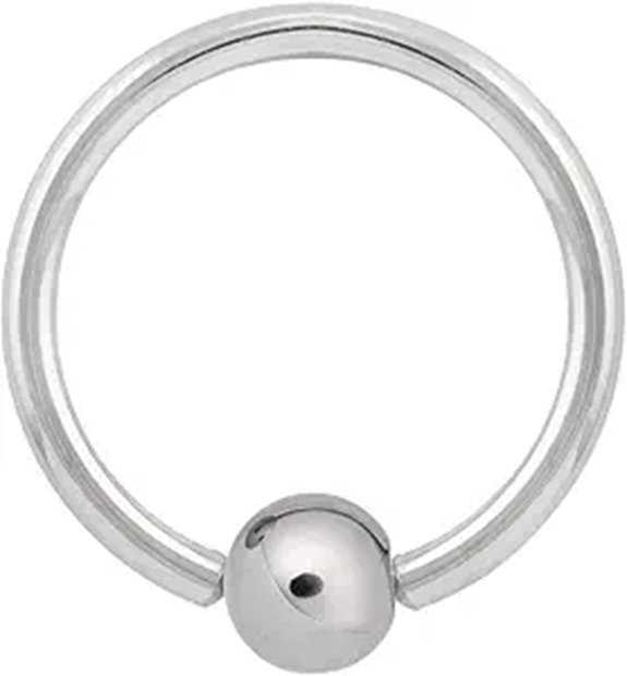 Titanium Piercing Ring Set for Noses and Cartilage