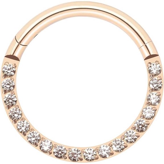 BLISI G23 Titanium Nose Ring Hoop Piercing Jewelry