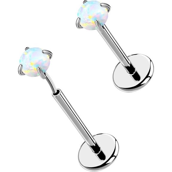 OUFER Titanium Nose & Lip Piercing Jewelry (2PCS)