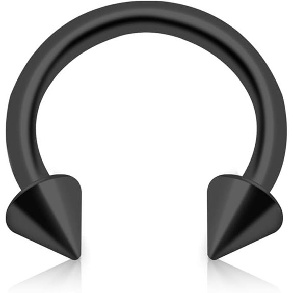 Titanium 16G Nose Septum Eyebrow Lip Helix Piercing