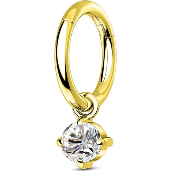 COCHARM Titanium Rook Dangle Piercing Jewelry