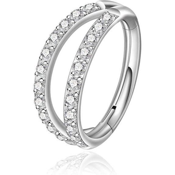 Lantine Titanium Septum & Cartilage Piercing Jewelry