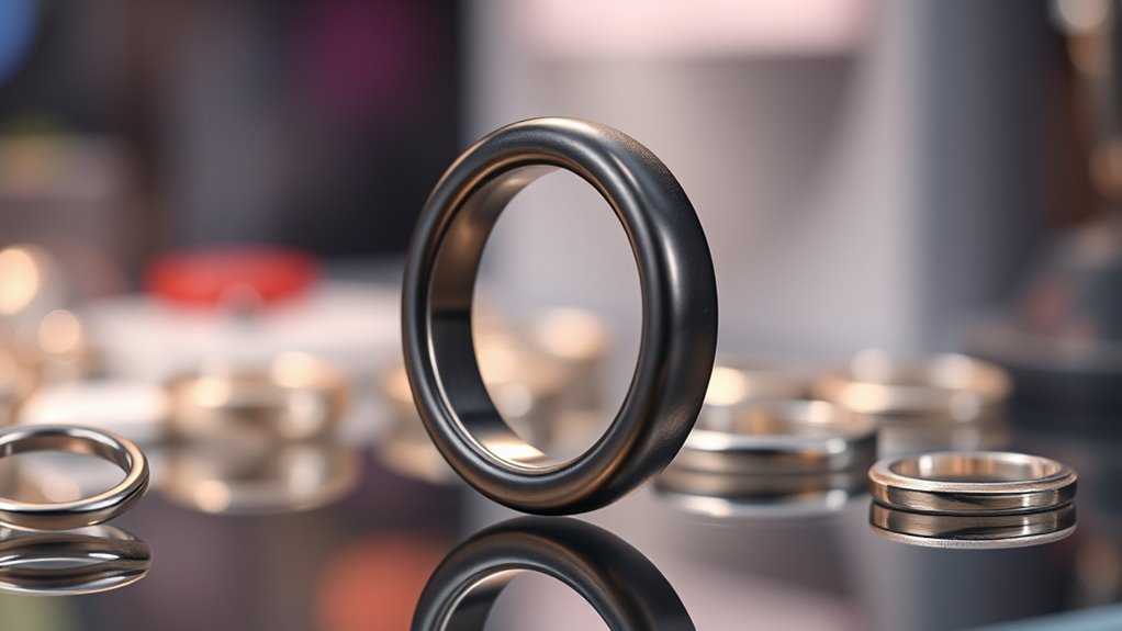 titanium septum ring selection