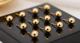 top 14k gold cartilage studs
