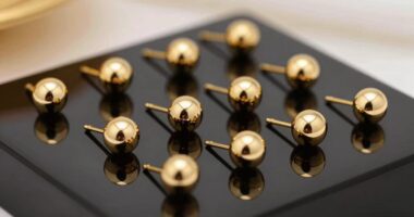 top 14k gold cartilage studs