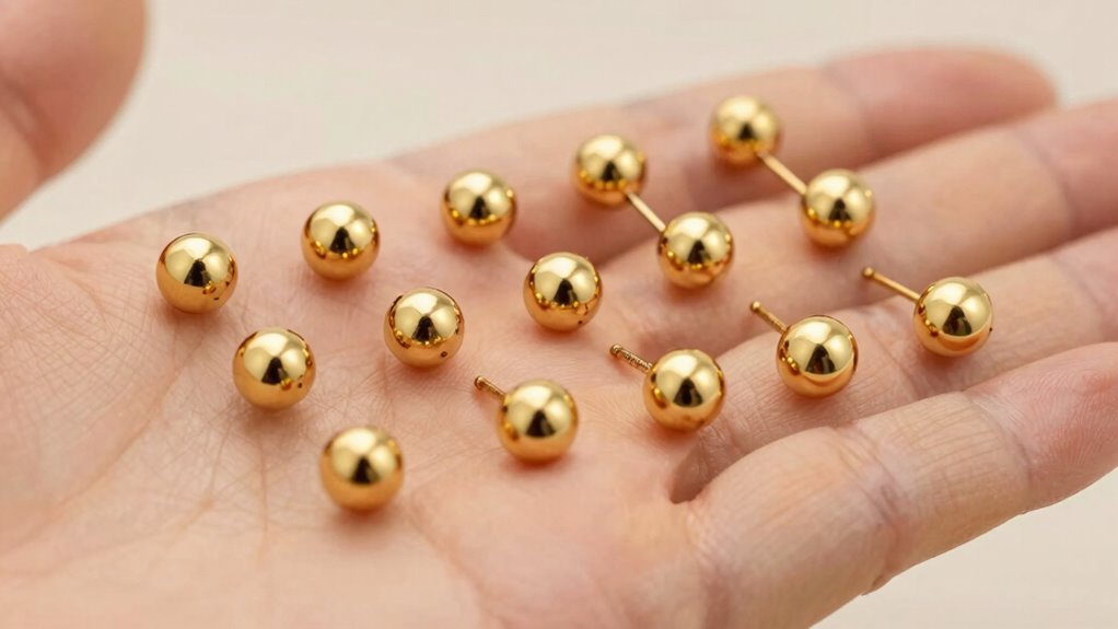 top 14k gold cartilage studs