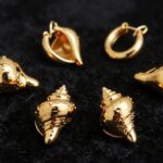 top 14k gold conch earrings