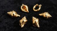 top 14k gold conch earrings
