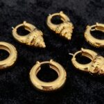 top 14k gold conch hoops