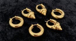 top 14k gold conch hoops
