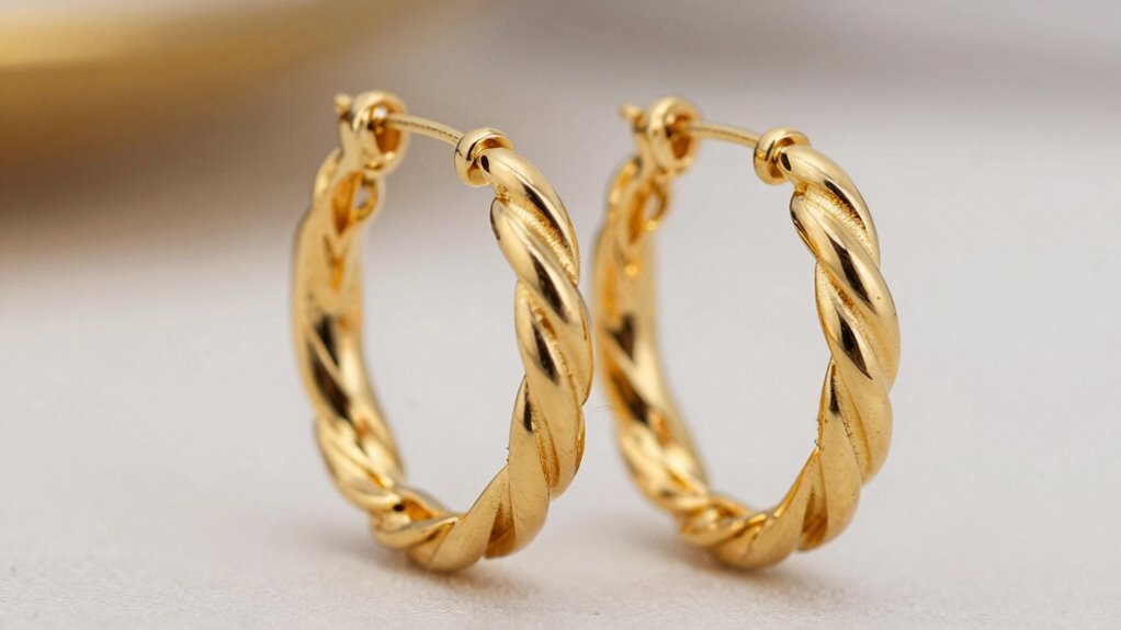 top 15 gold helix hoops