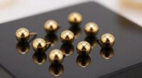 top 18k gold cartilage studs