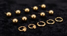 top 18k gold cartilage studs