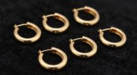 top 18k gold conch hoops