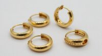 top 18k gold hoop earrings